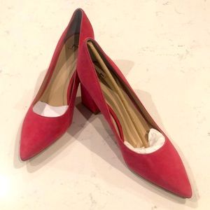 Marc Fisher Pink Suede Pumps